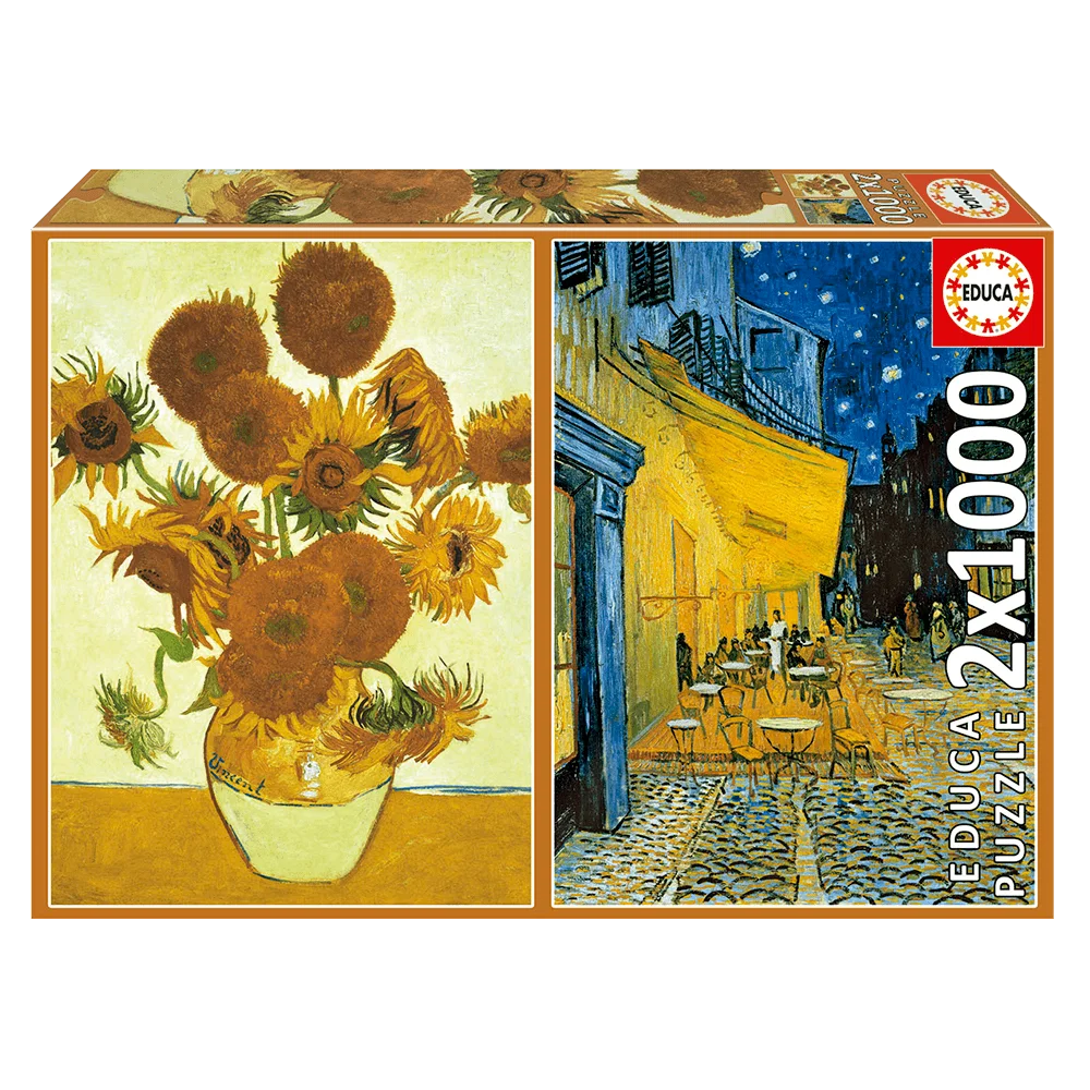Puzzle Duplo 1000 peças - Obras de Van Gogh - Educa