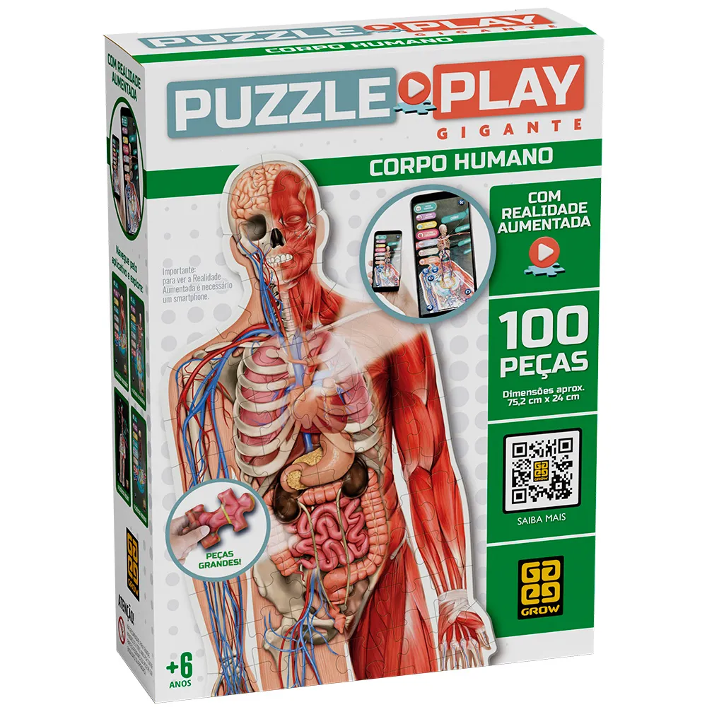 Puzzle Play Gigante Corpo Humano