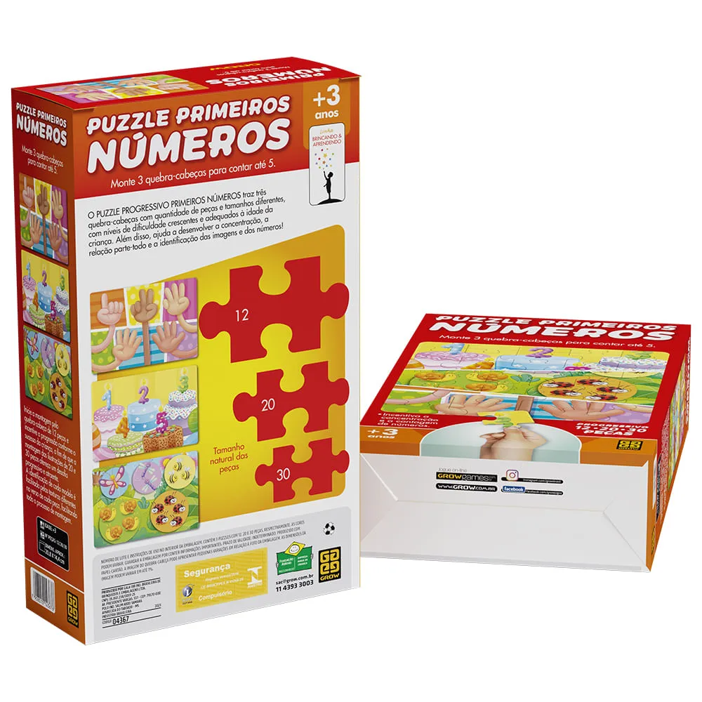 Puzzle Primeiros Números