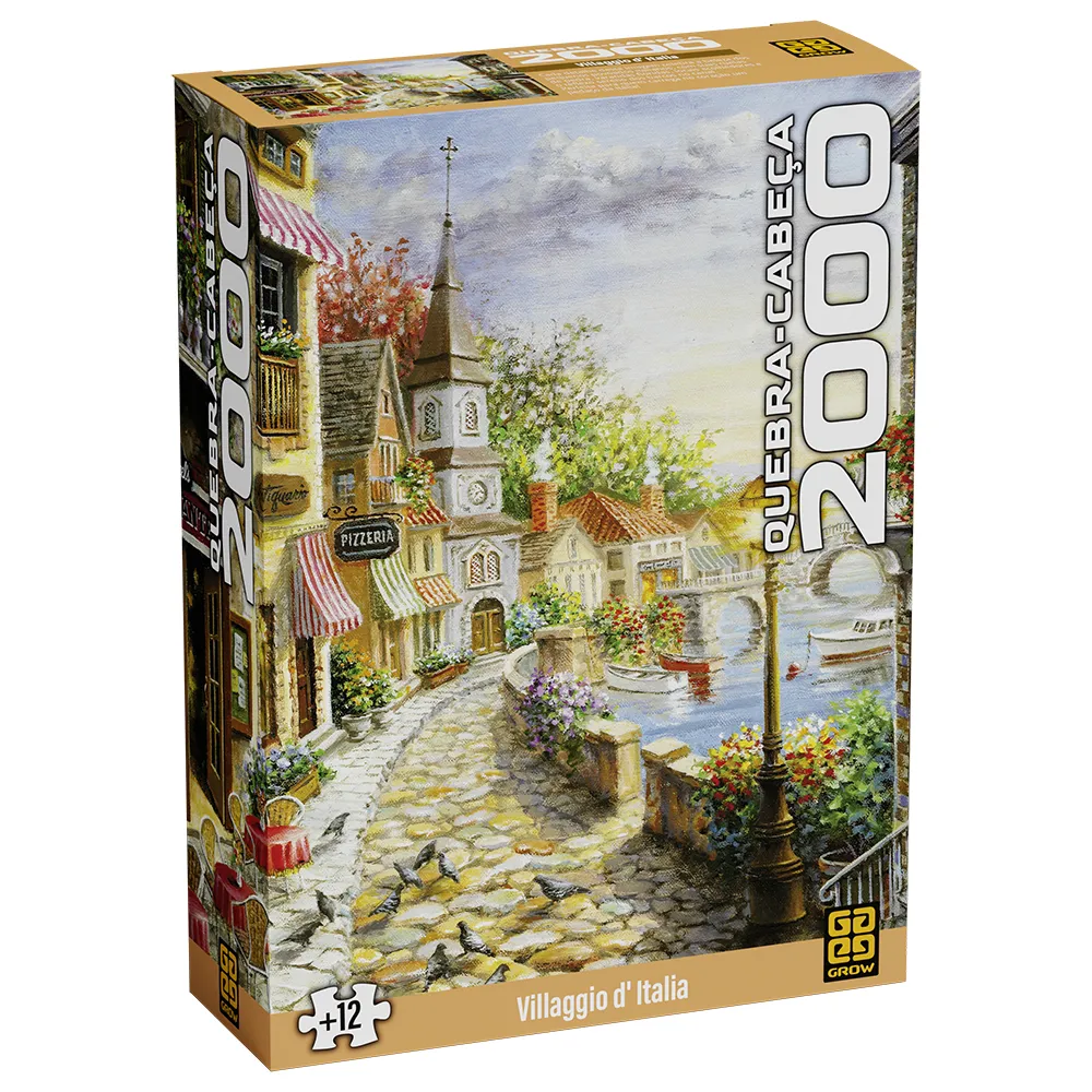 Quebra-Cabeça 2000 peças Villaggio D'Italia