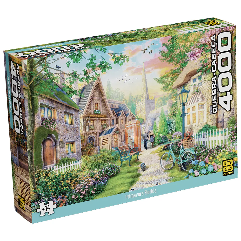 Quebra-Cabeça 4000 peças Primavera Florida