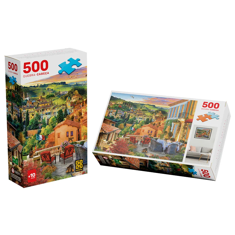 Quebra-Cabeça 500 peças Vila na Toscana