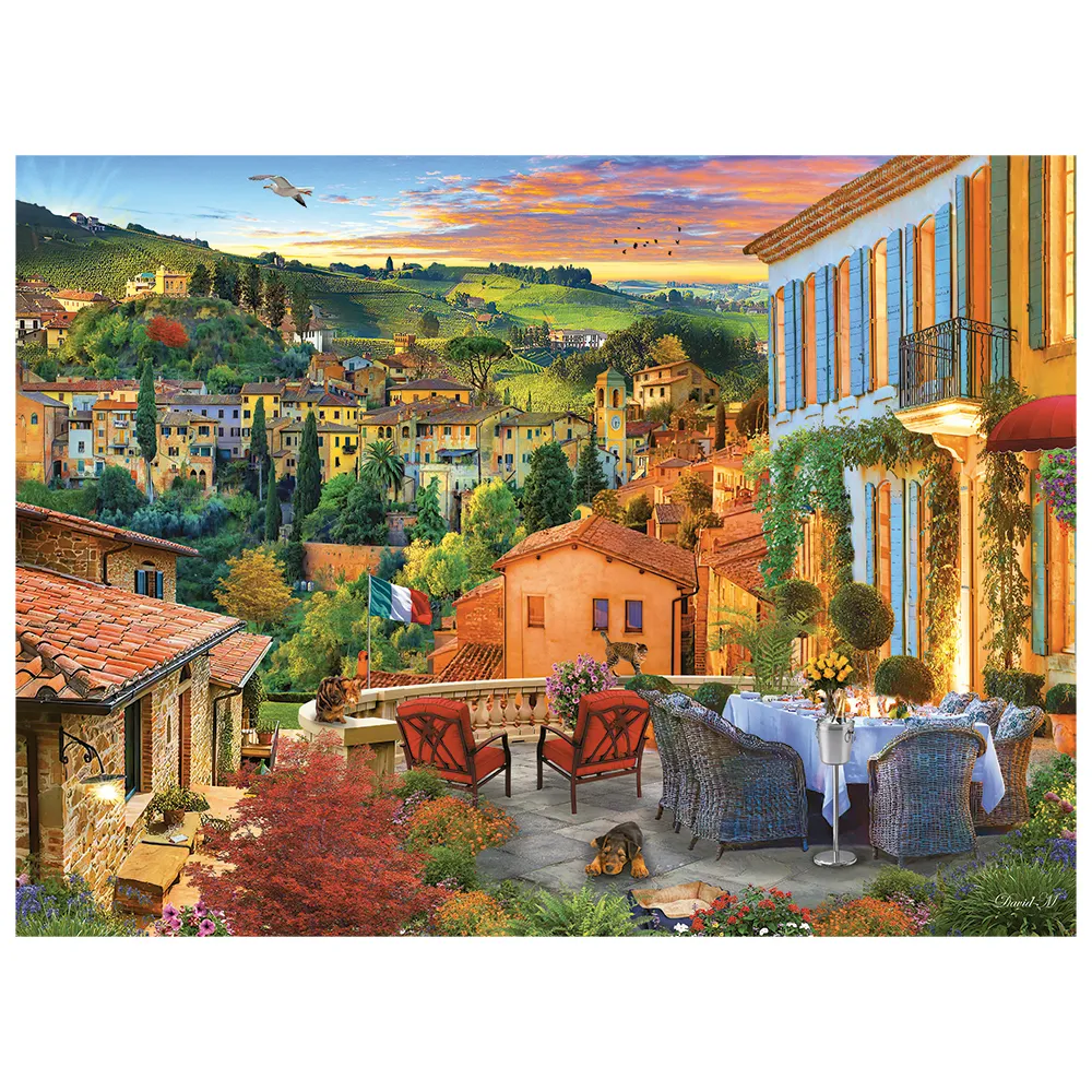 Quebra-Cabeça 500 peças Vila na Toscana