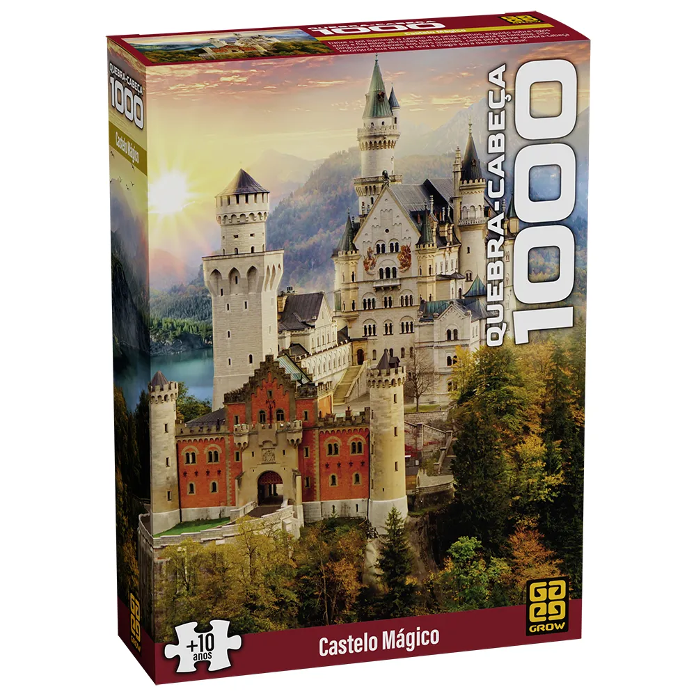 Quebra-cabeça 1000 peças Castelo Mágico