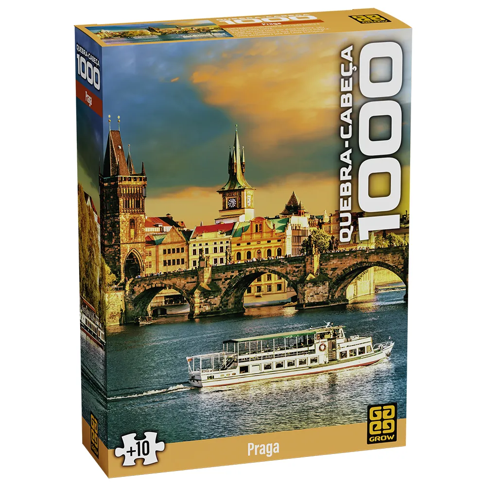 Quebra-cabeça 1000 peças Praga