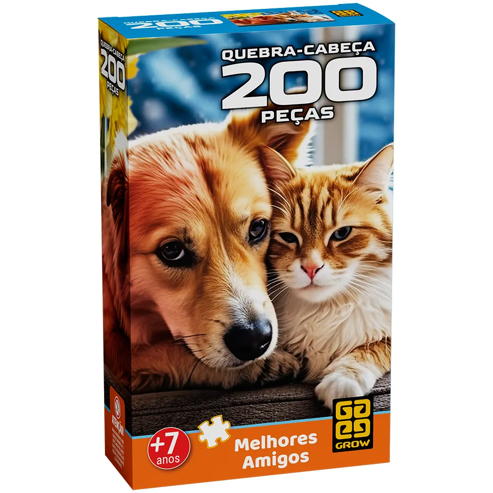 Quebra-cabeça 200 peças Melhores Amigos