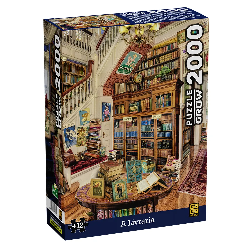 Quebra-cabeça 2000 peças A Livraria