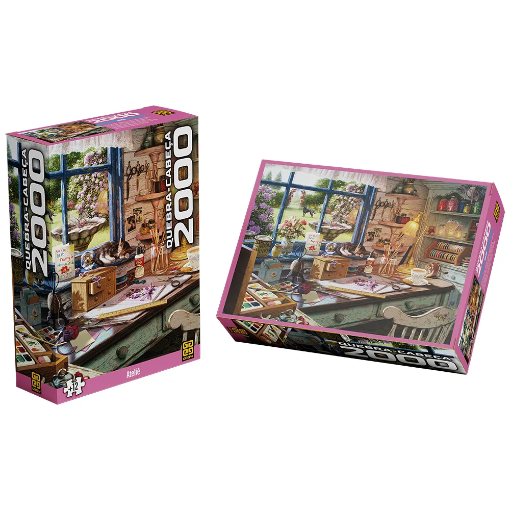 Quebra-cabeça 2000 peças Ateliê