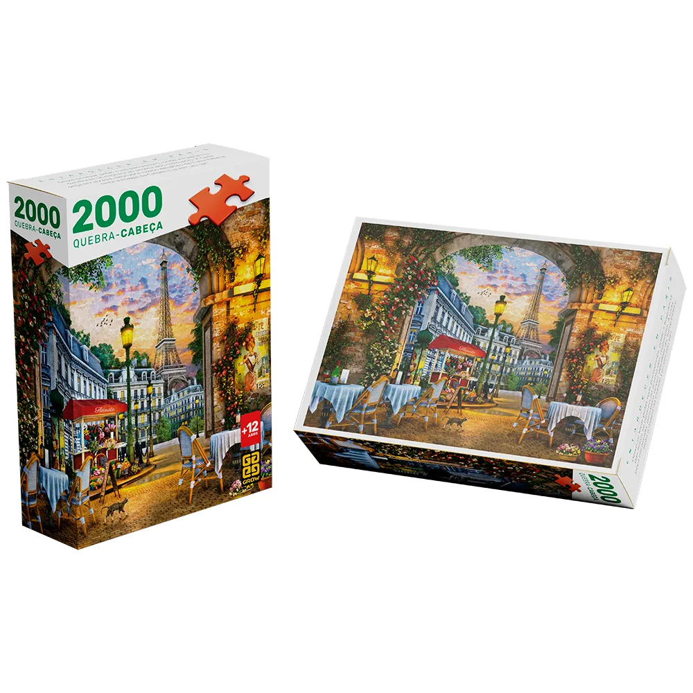 Quebra-cabeça 2000 peças Entardecer em Paris