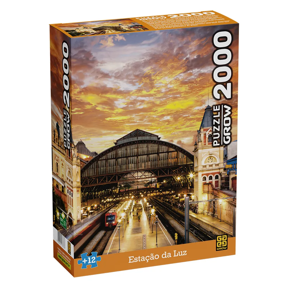 Quebra-cabeça 2000 peças Estação da Luz