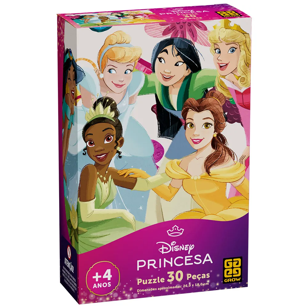 Quebra-cabeça 30 peças Princesas