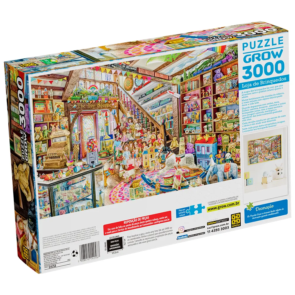 Quebra-cabeça 3000 peças Loja de Brinquedos