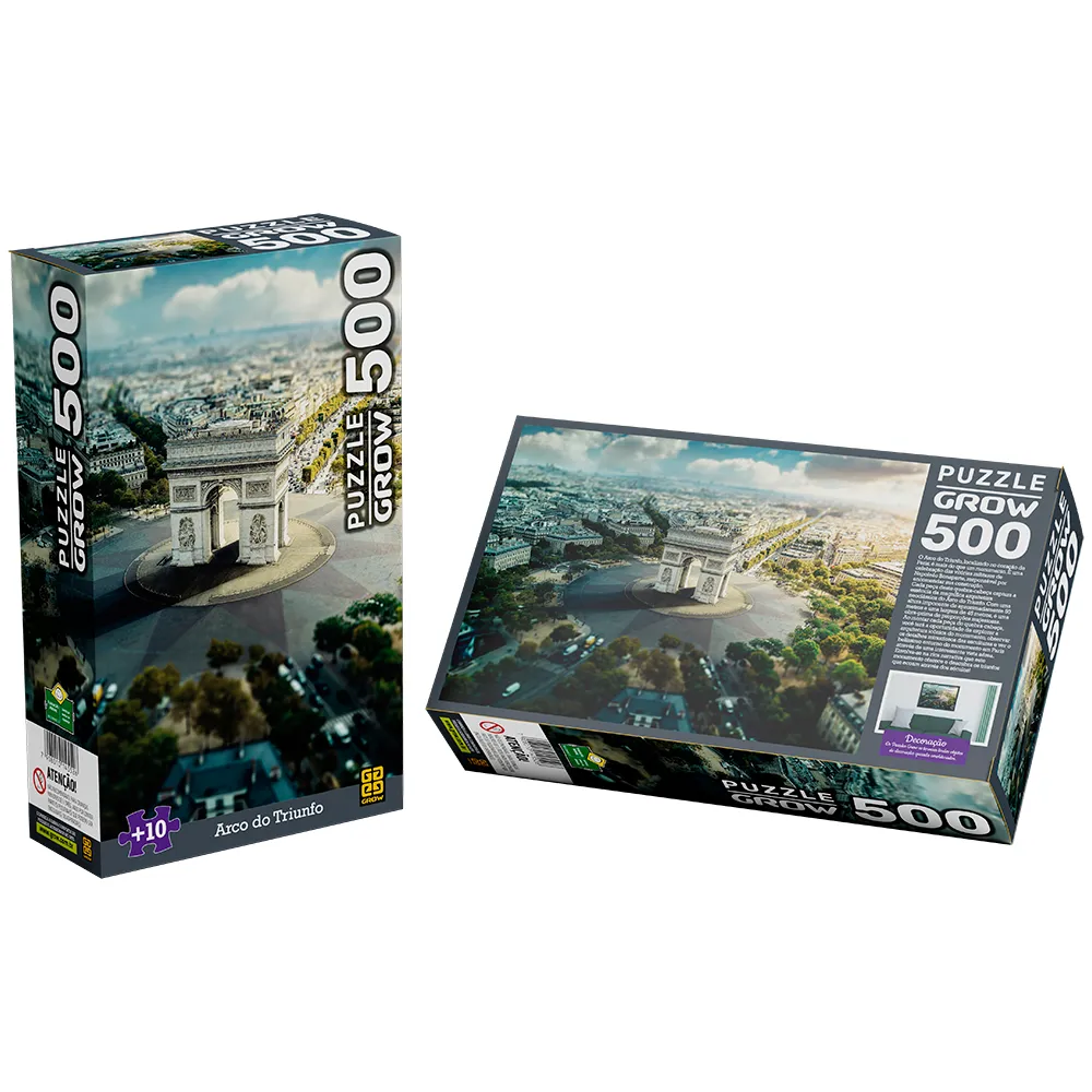 Quebra-cabeça 500 peças Arco do Triunfo