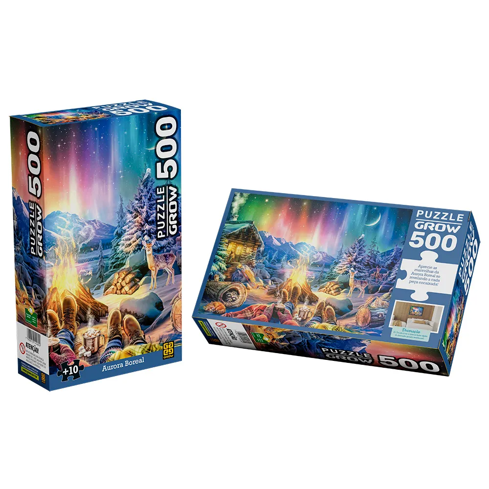 Quebra-cabeça 500 peças Aurora Boreal