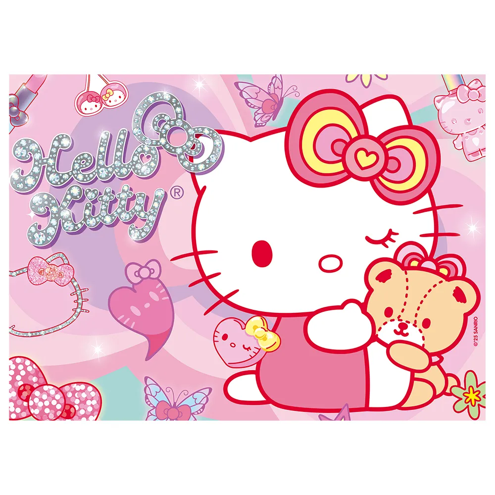 Quebra-cabeça 60 peças Hello Kitty Brilhante