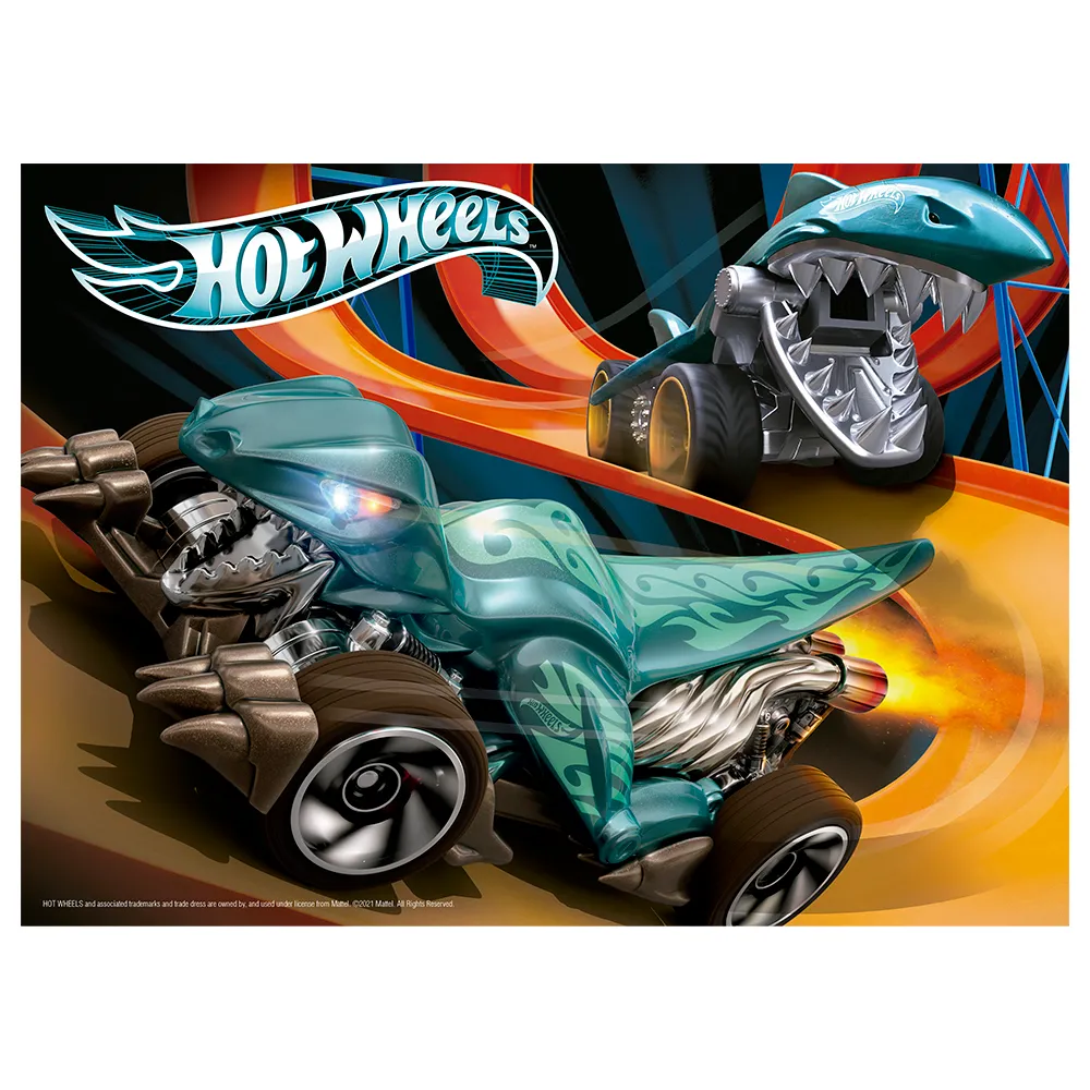 Quebra-cabeça 60 peças Hot Wheels