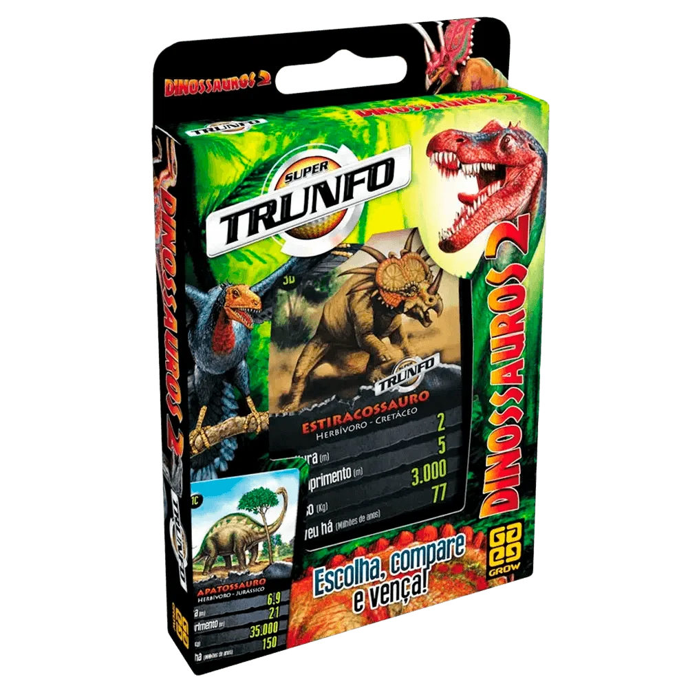 Super Trunfo Dinossauros 2